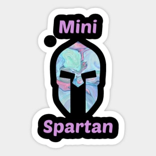 Mini Spartan Warrior Sticker